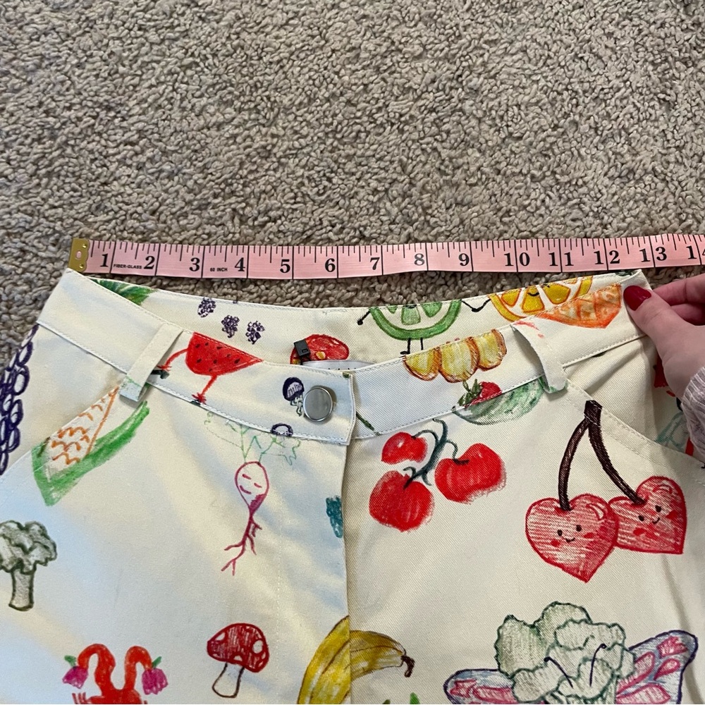 Collina Strada Chason Pant in Chef’s Kiss Vegetable Print Size XS NWT - Picture 12 of 15